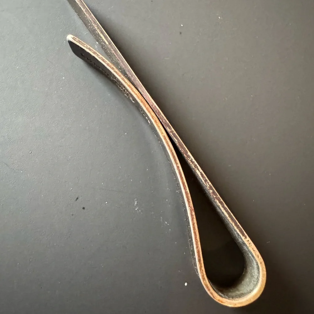 Vintage Sterling Stuart NYE Tie Clip with Pinecone Design